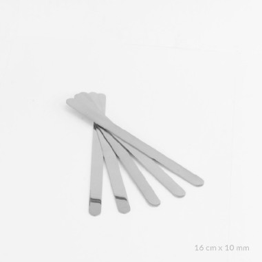 Pack de 5 pulseiras de Aço | 16cm x 10 mm