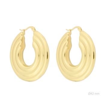 Boucles d'oreilles en Acier