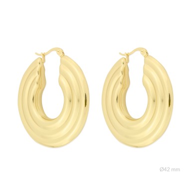 Boucles d'oreilles en Acier