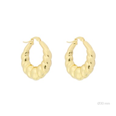 CATALOGUE D'ACIER Boucles d'oreilles en Acier