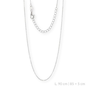 Sterling Silver Chain 90 cm | 85+5 cm extesion chain