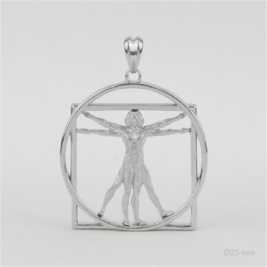 Sterling Silver Necklace | Ø25 mm