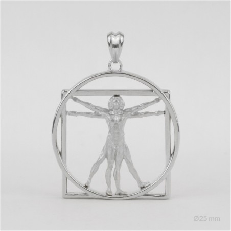 Sterling Silver Necklace | Ø25 mm