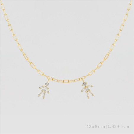 Sautoir en Argent | Garçon Fille