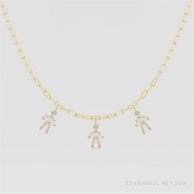 Gargantilla de Plata de Ley | Niño Niño Niño