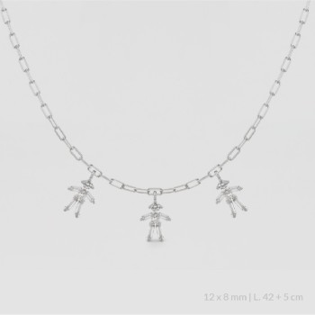 Sautoir en Argent | Fille...