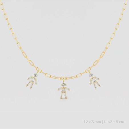 Sautoir en Argent | Garçon Fille Garçon