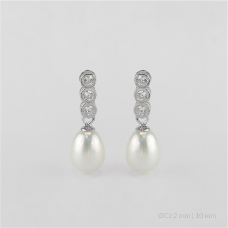 Pendientes de Plata de Ley
