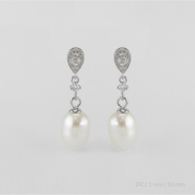 Pendientes de Plata de Ley