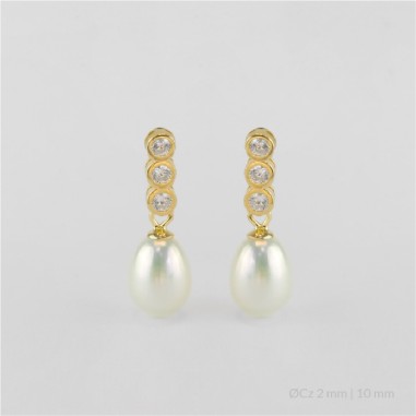 Pendientes de Plata de Ley