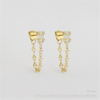 Boucles d'oreilles en Argent