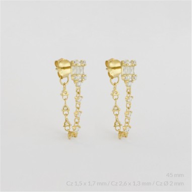 Boucles d'oreilles en Argent