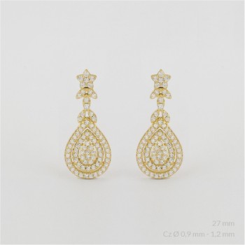 Pendientes de Plata de Ley