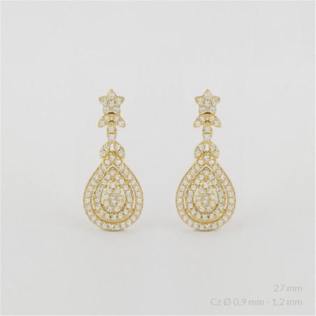 Boucles d'oreilles en Argent