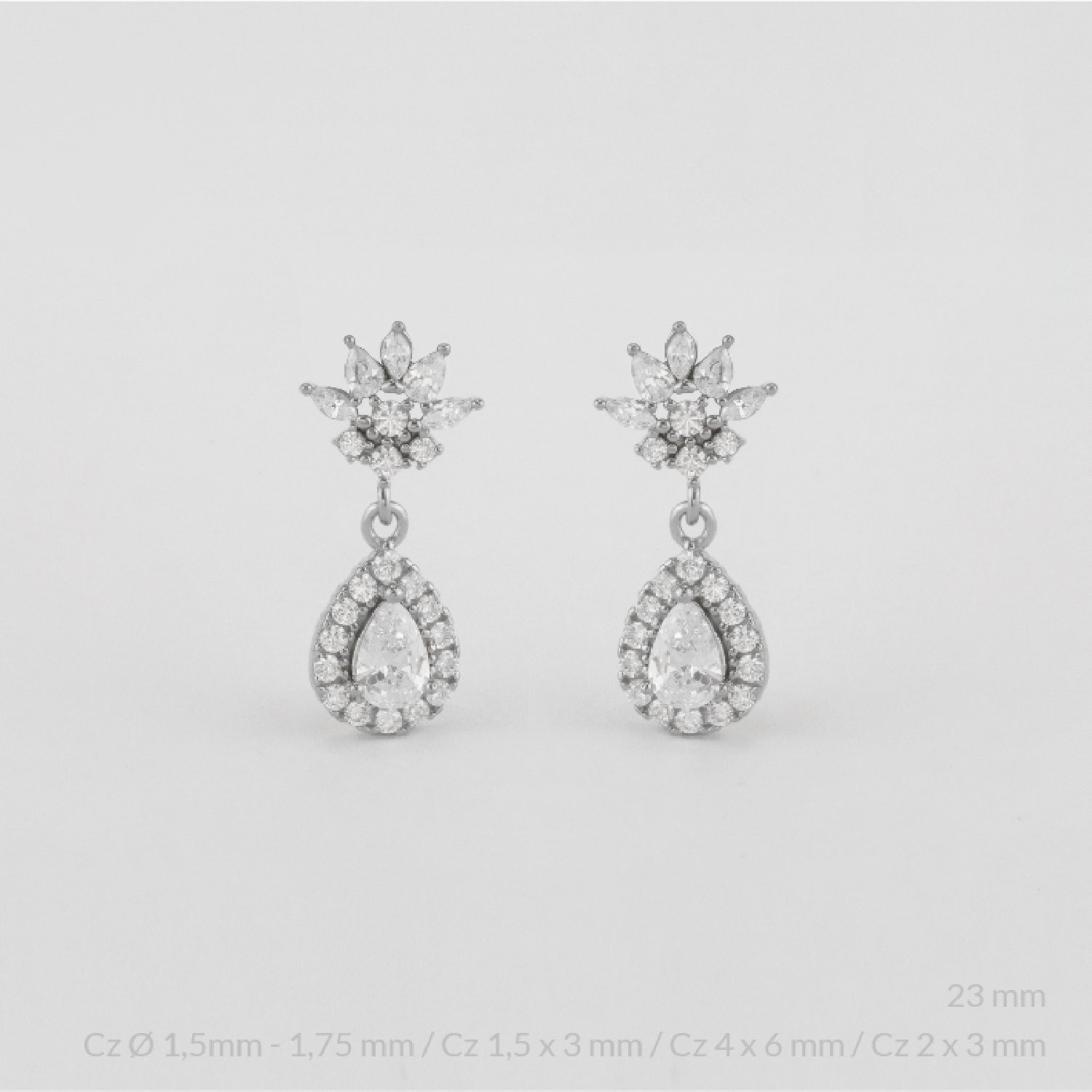 Pendientes de Plata de Ley