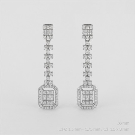 Boucles d'oreilles en Argent