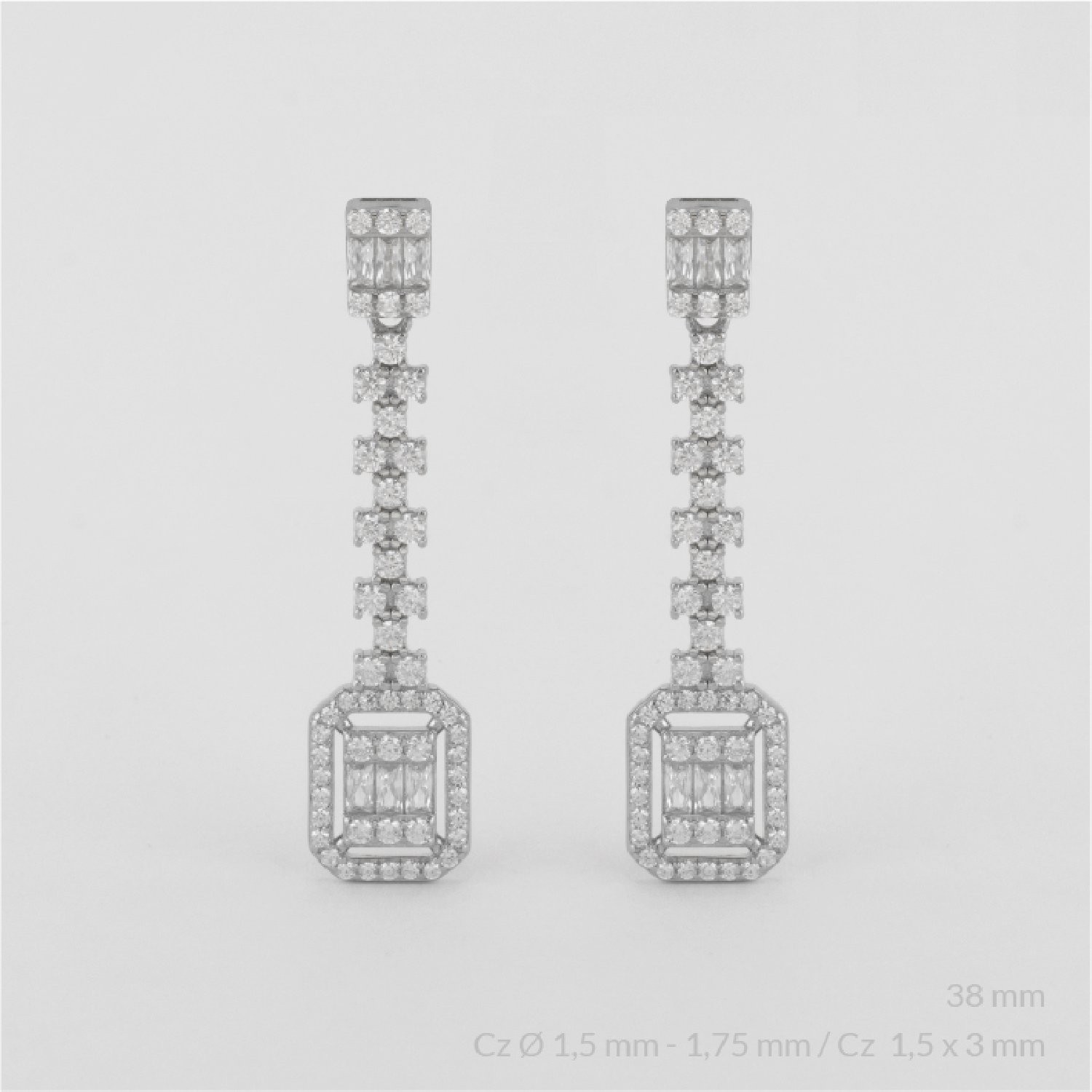 Pendientes de Plata de Ley