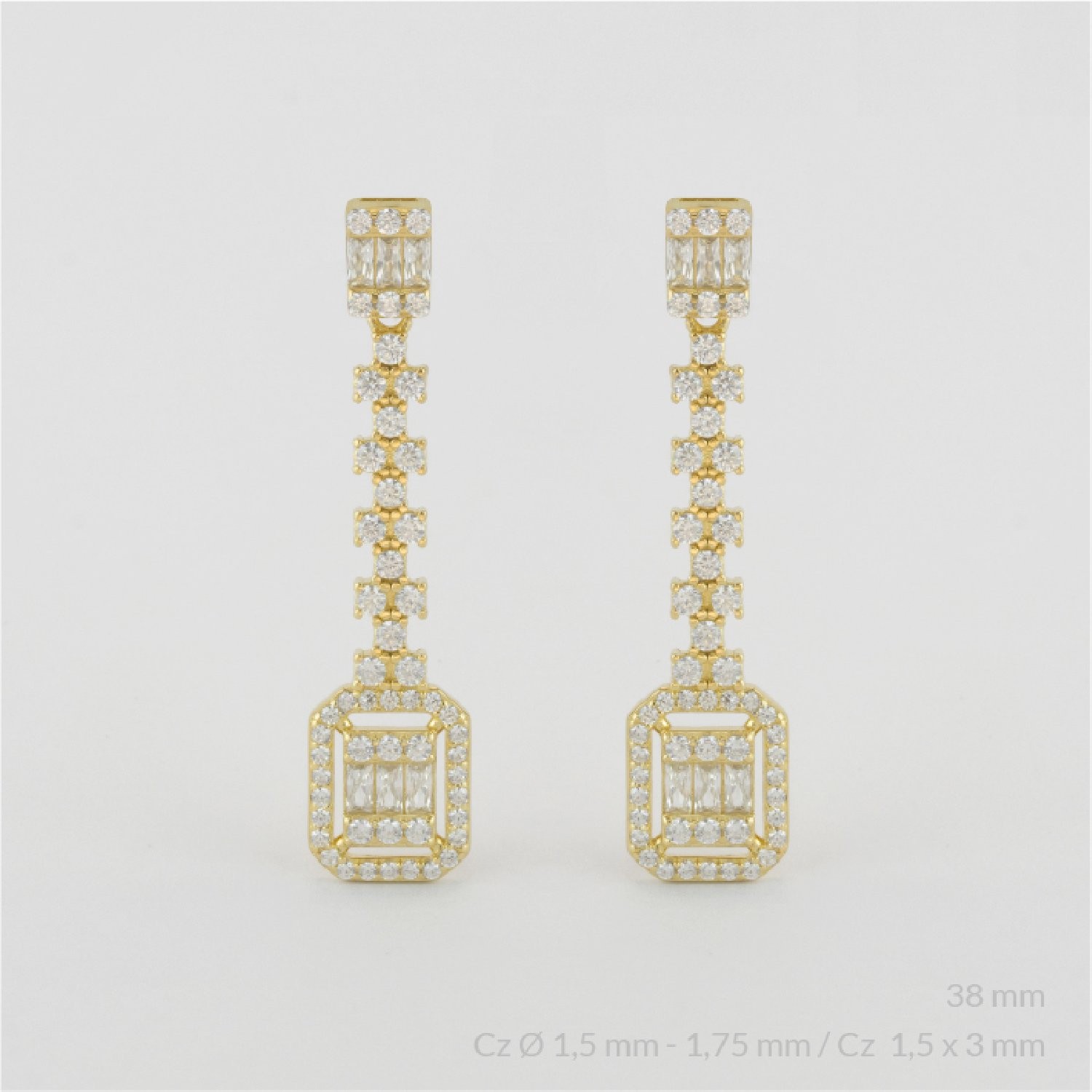 Pendientes de Plata de Ley