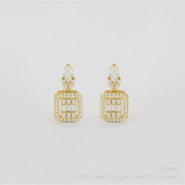 Boucles d'oreilles en Argent