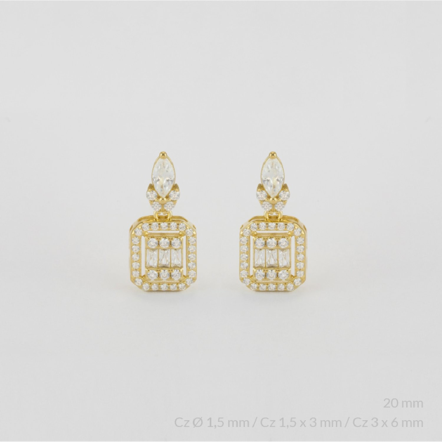 Pendientes de Plata de Ley