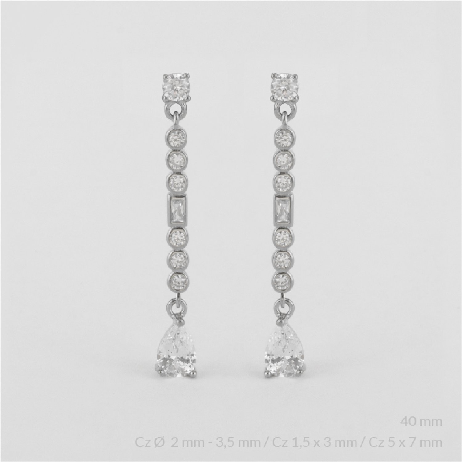 Pendientes de Plata de Ley