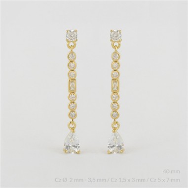 Boucles d'oreilles en Argent