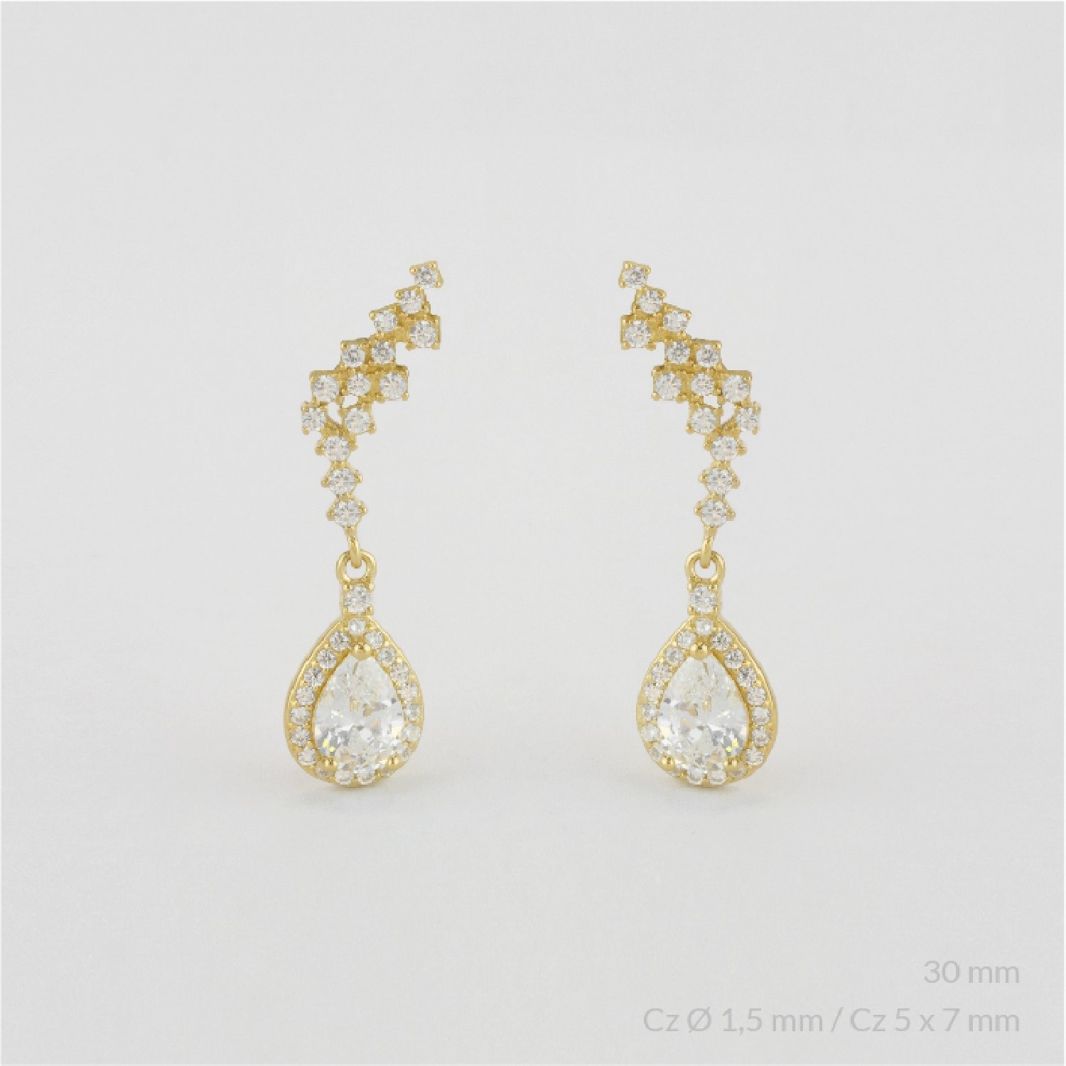 Pendientes de Plata de Ley