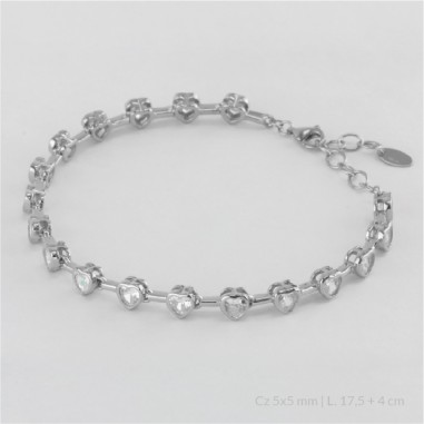 Pulseira de Prata Esterlina