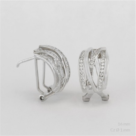 Boucles d'oreilles en Argent