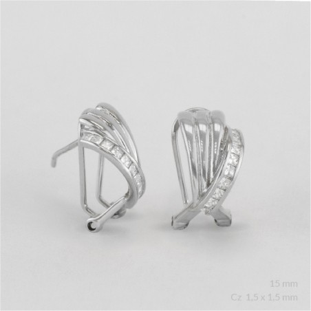 Boucles d'oreilles en Argent