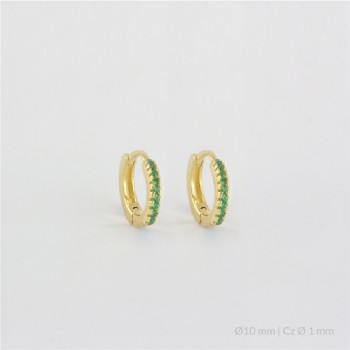 Silver Hoops | Ø10 mm