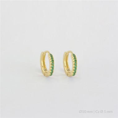 Silver Hoops | Ø10 mm