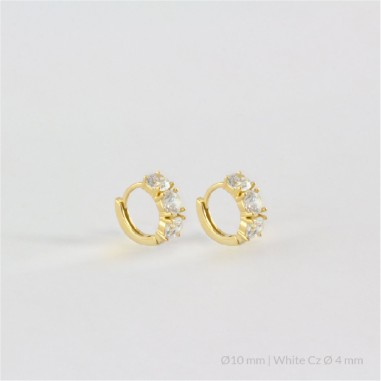 Brincos de Prata Esterlina | Ø10 mm