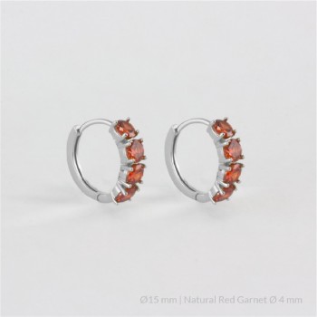 Silver Earrings | Ø15 mm