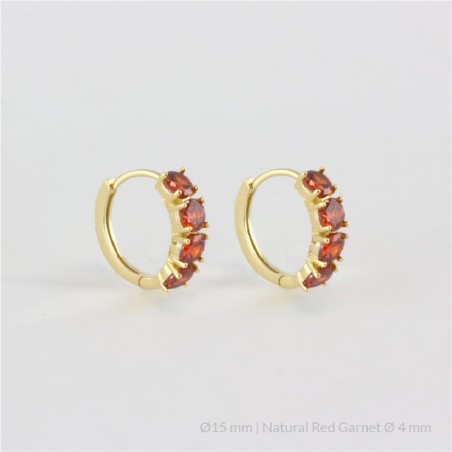 Brincos de Prata Esterlina | Ø15 mm