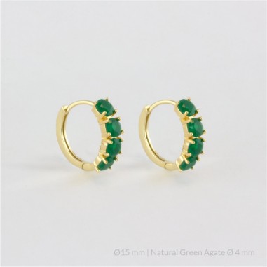 Brincos de Prata Esterlina | Ø15 mm