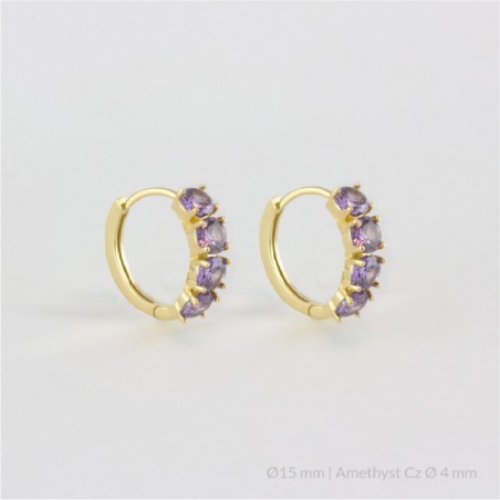 Brincos de Prata Esterlina | Ø15 mm