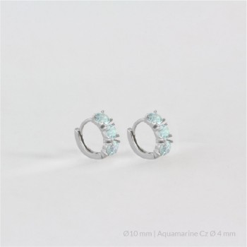 Silver Earrings | Ø10 mm