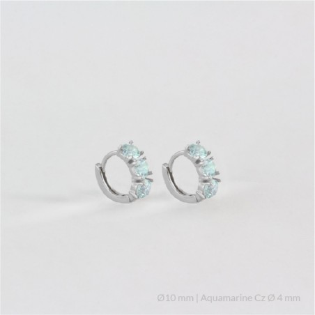 Silver Earrings | Ø10 mm