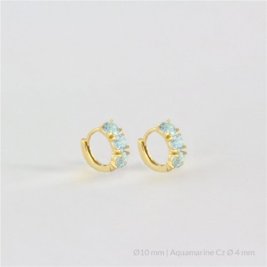 Brincos de Prata Esterlina | Ø10 mm