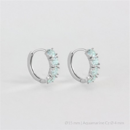 Silver Earrings | Ø15 mm