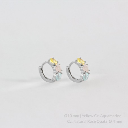 Silver Earrings | Ø10 mm