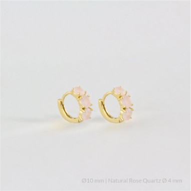 Boucles d'oreilles en Argent | Ø10 mm