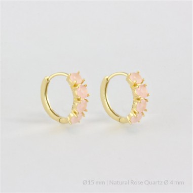 Boucles d'oreilles en Argent | Ø15 mm