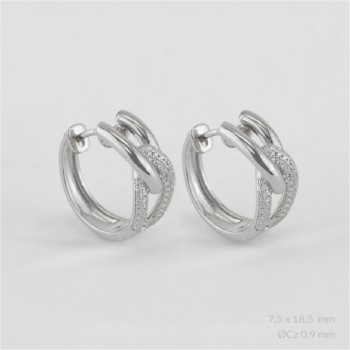 Boucles d'oreilles en Argent