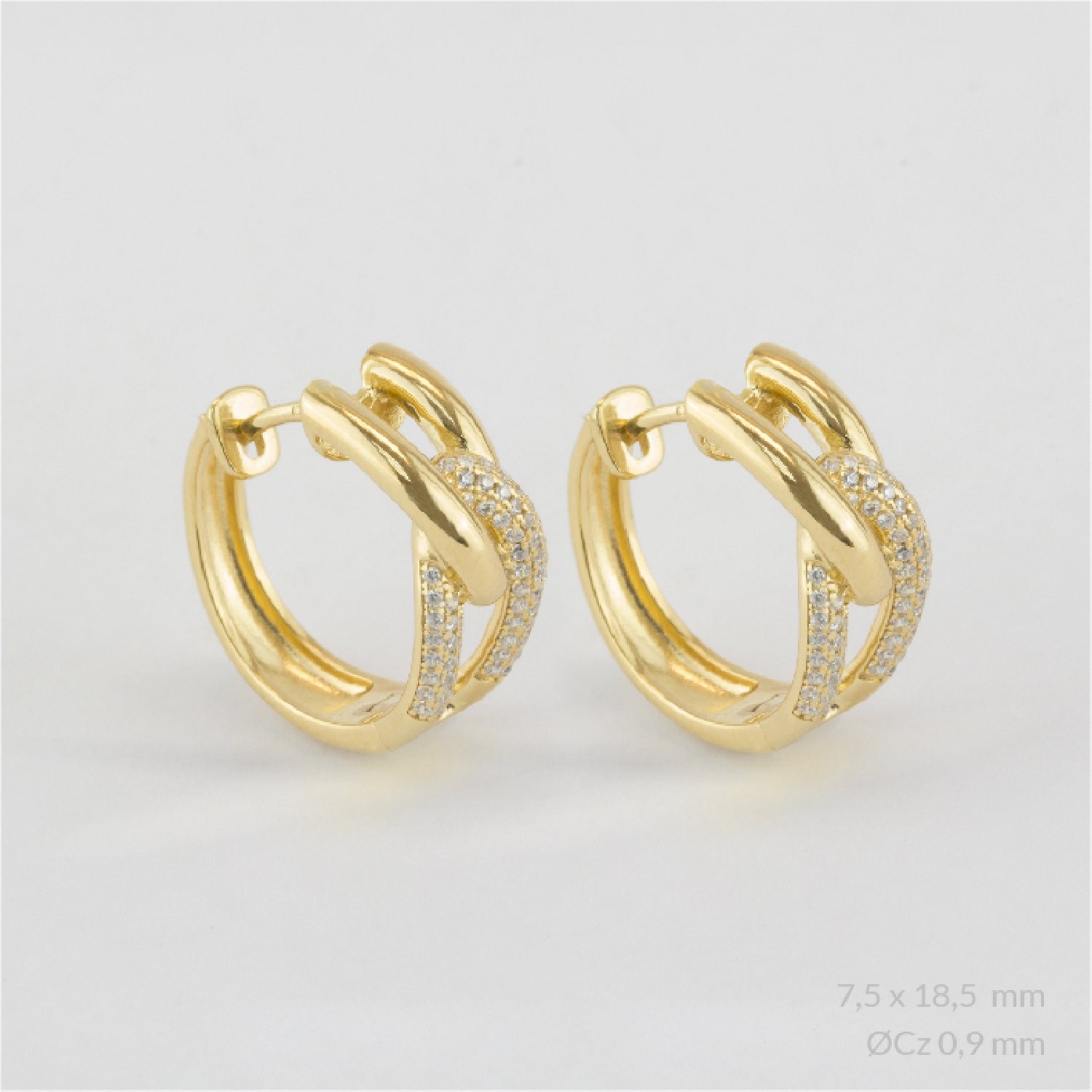 Pendientes de Plata de Ley