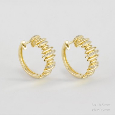 Pendientes de Plata de Ley