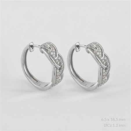 Boucles d'oreilles en Argent