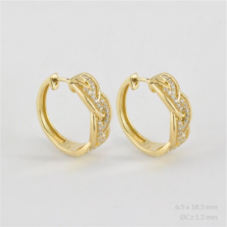 Boucles d'oreilles en Argent