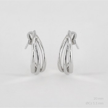Boucles d'oreilles en Argent